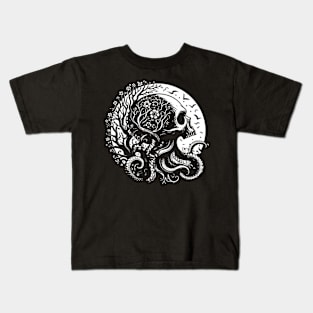 Kraken Skull Kids T-Shirt